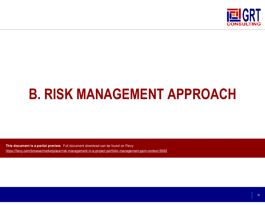Risk Management in a Project Portfolio Management (PPM) Context (84-slide PowerPoint presentation (PPTX)) Preview Image