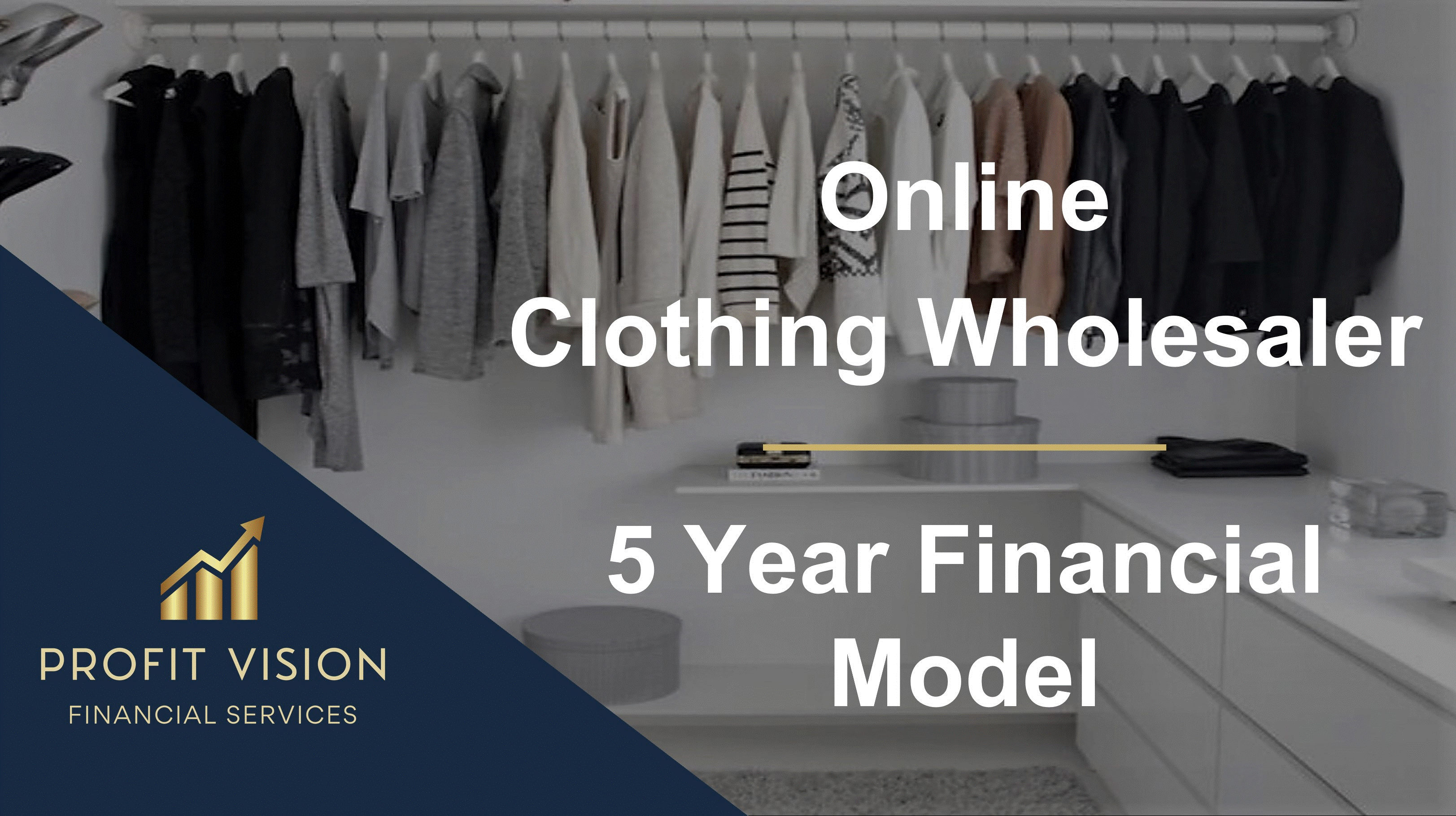This is a partial preview of Online Clothing Wholesaler - 5 Year Financial Model (Excel workbook (XLSX)). 