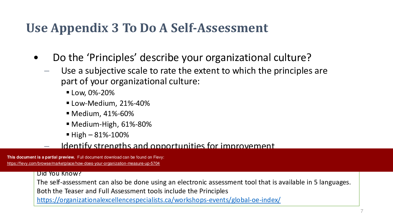 This is a partial preview of How Does Your Organization Measure Up? (13-page PDF document). Full document is 13 pages. 