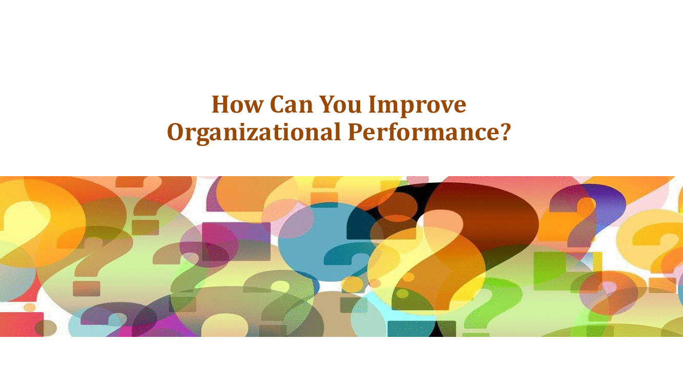 How Can You Improve Organizational Performance? (9-page PDF document) Preview Image