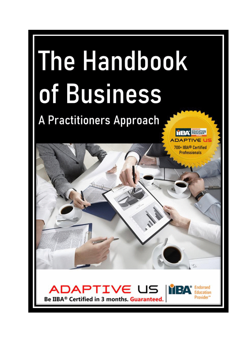 This is a partial preview of The Handbook of Business (277-page PDF document). Full document is 277 pages. 