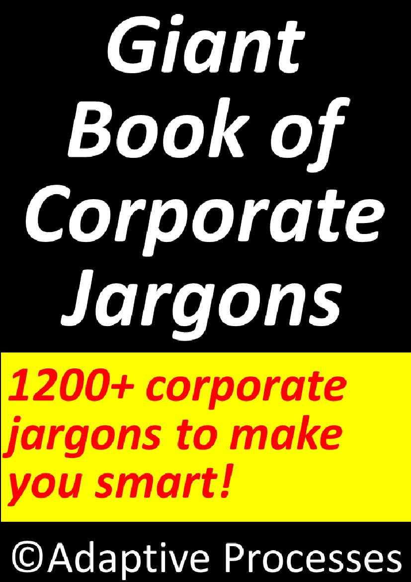Giant Book of Corporate Jargons (198-page PDF document) Preview Image