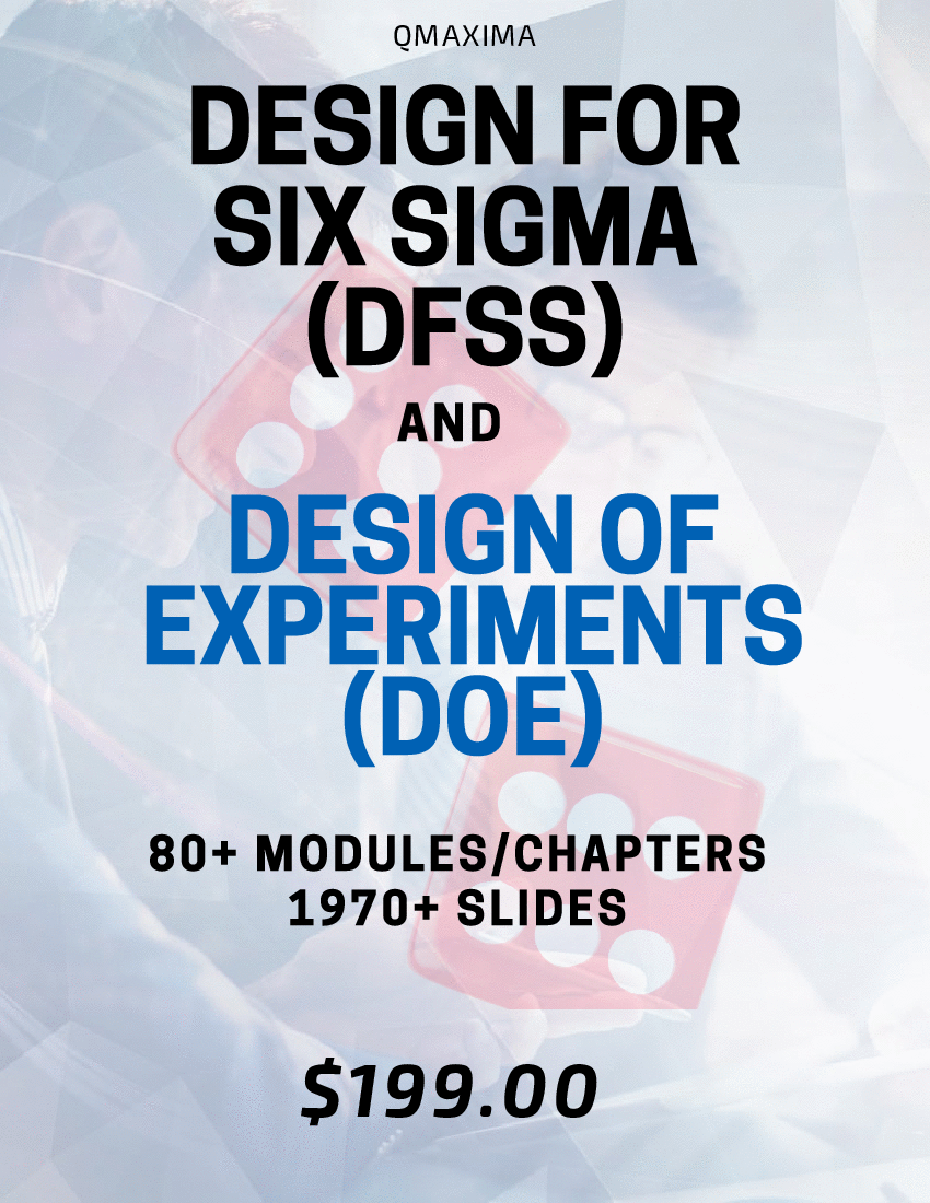 Design for Six Sigma (DFSS) & Design of Experiments (DoE) (5-page PDF document) Preview Image
