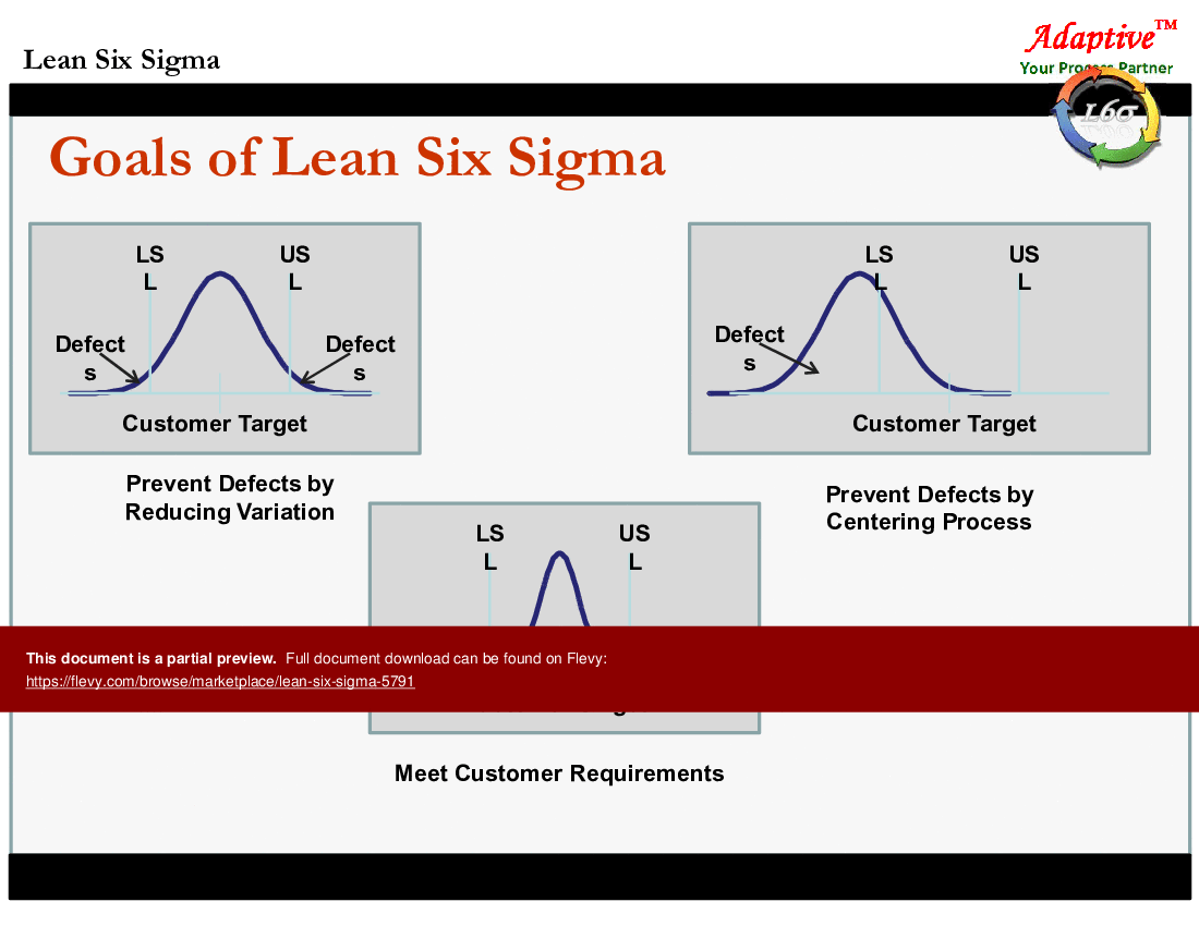 Lean Six Sigma (84-slide PowerPoint presentation (PPTX)) Preview Image