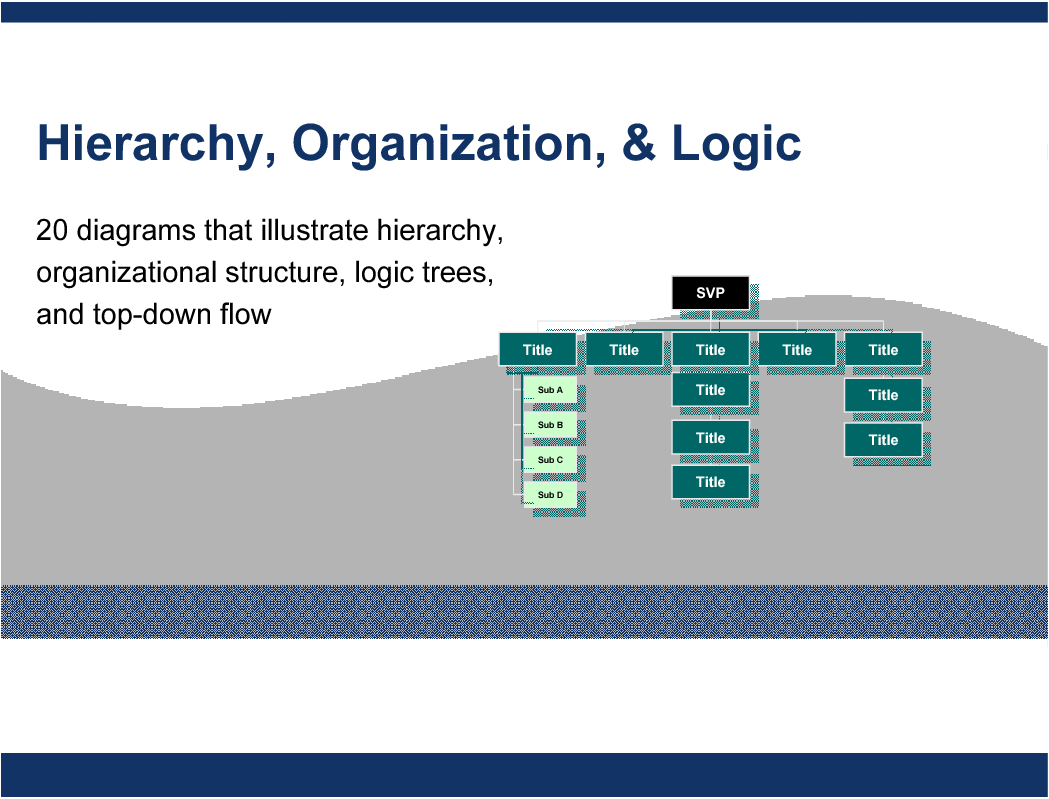 Hierarchy, Organization, Logic PowerPoint Templates