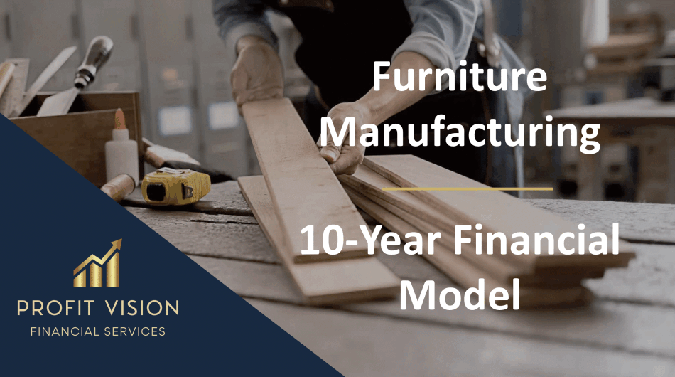 Furniture Manufacturing - Dynamic 10 Year Forecast (Excel template (XLSX)) Preview Image