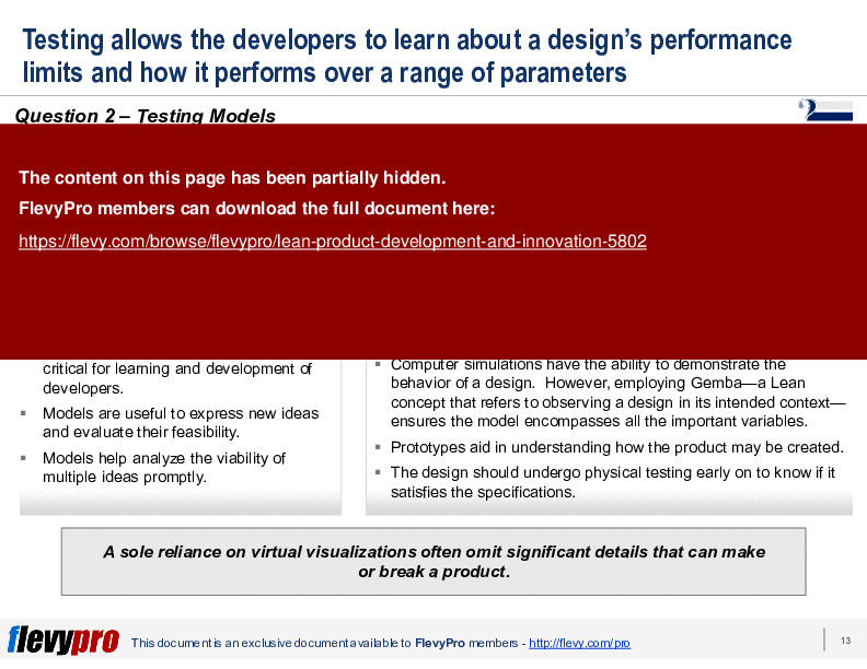 Lean Product Development & Innovation (27-slide PPT PowerPoint presentation (PPTX)) Preview Image