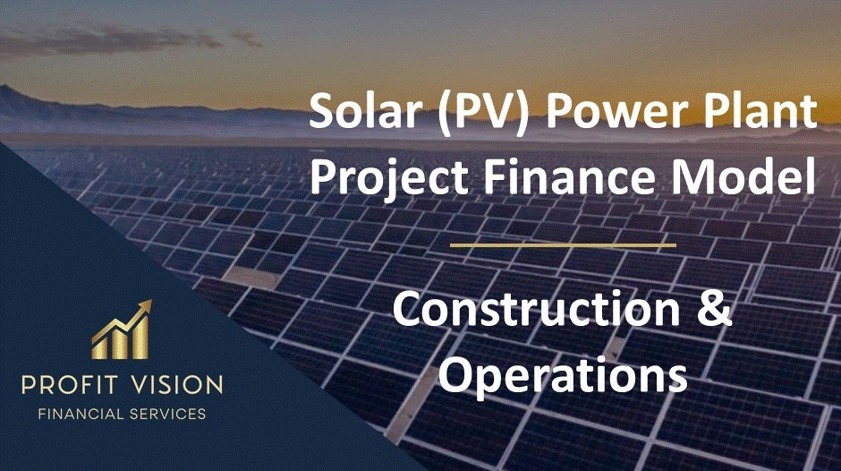 This is a partial preview of Solar (PV) Power Plant - Project Finance Model (Excel workbook (XLSX)). 