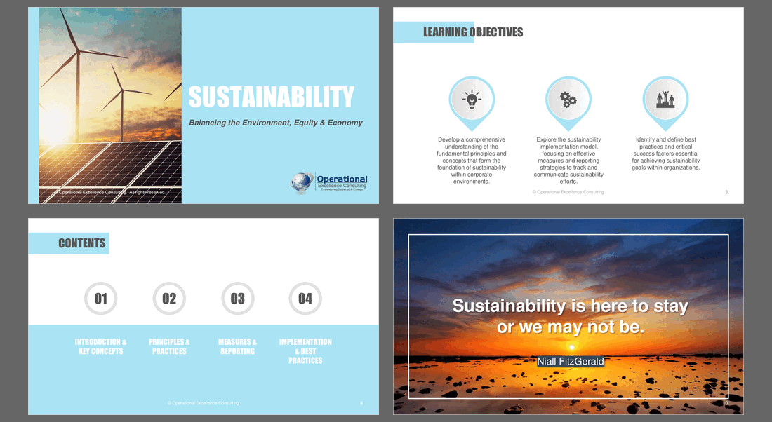 Sustainability (137-slide PPT PowerPoint presentation (PPTX)) Preview Image