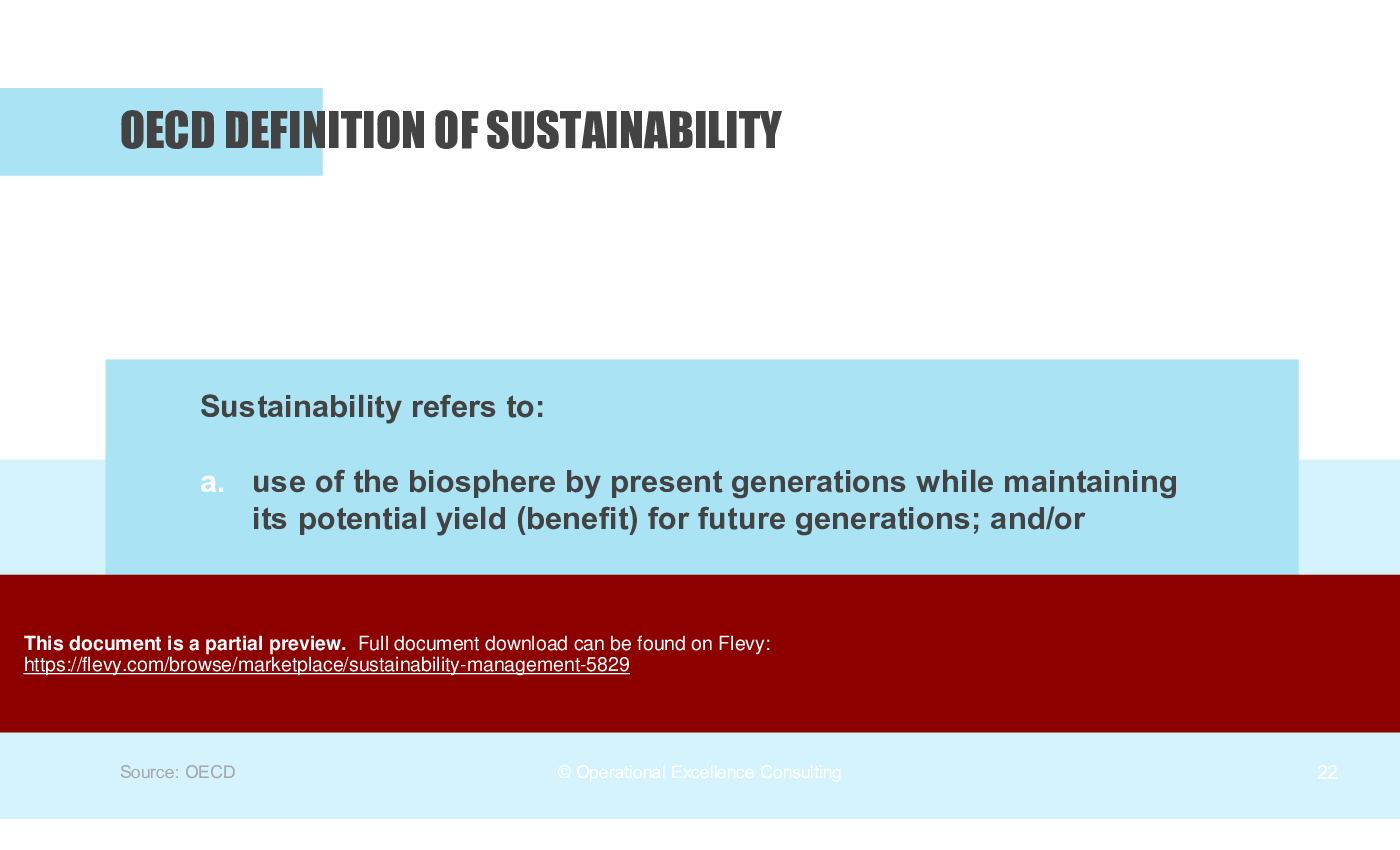 Sustainability Management (107-slide PPT PowerPoint presentation (PPTX)) Preview Image
