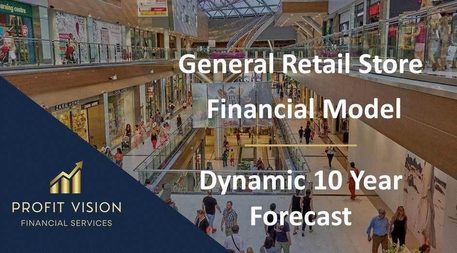 This is a partial preview of Retail Store Financial Model - Dynamic 10 Year Forecast (Excel workbook (XLSX)). 