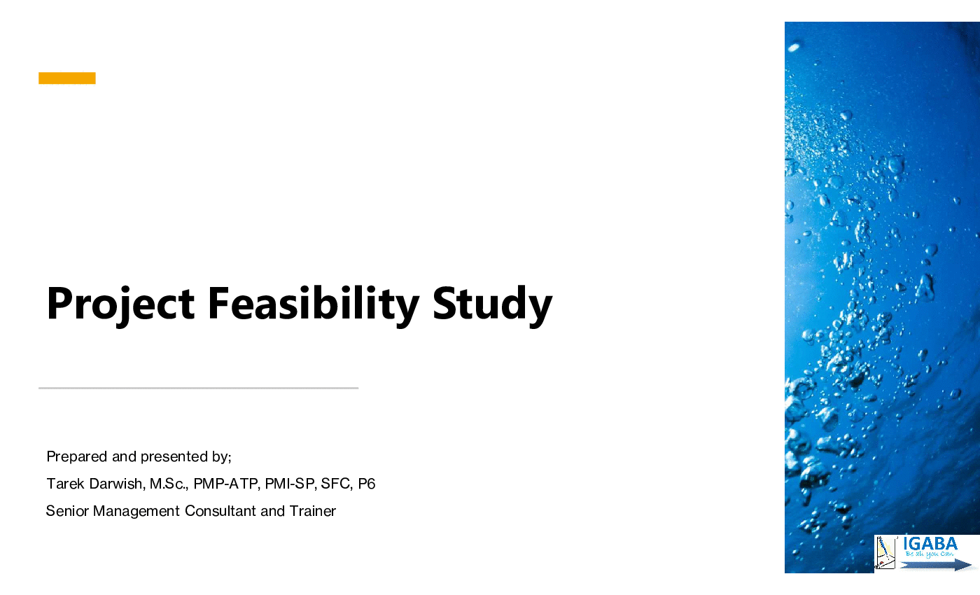 Project Feasibility Study (106-slide PPT PowerPoint presentation (PPTX)) Preview Image