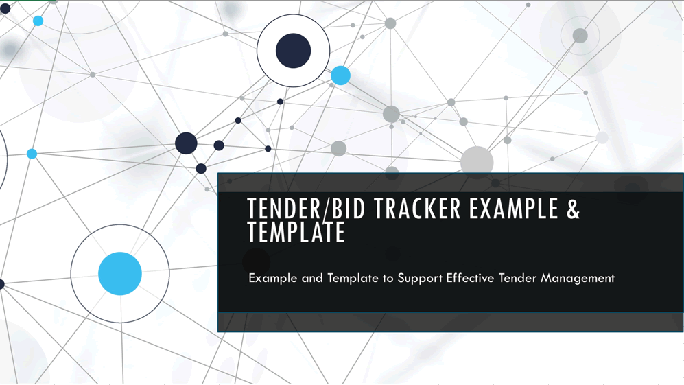 Bid and Tender Tracker