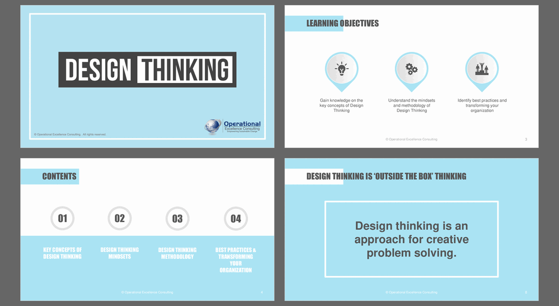 Introduction to Design Thinking (91-slide PPT PowerPoint presentation (PPTX)) Preview Image