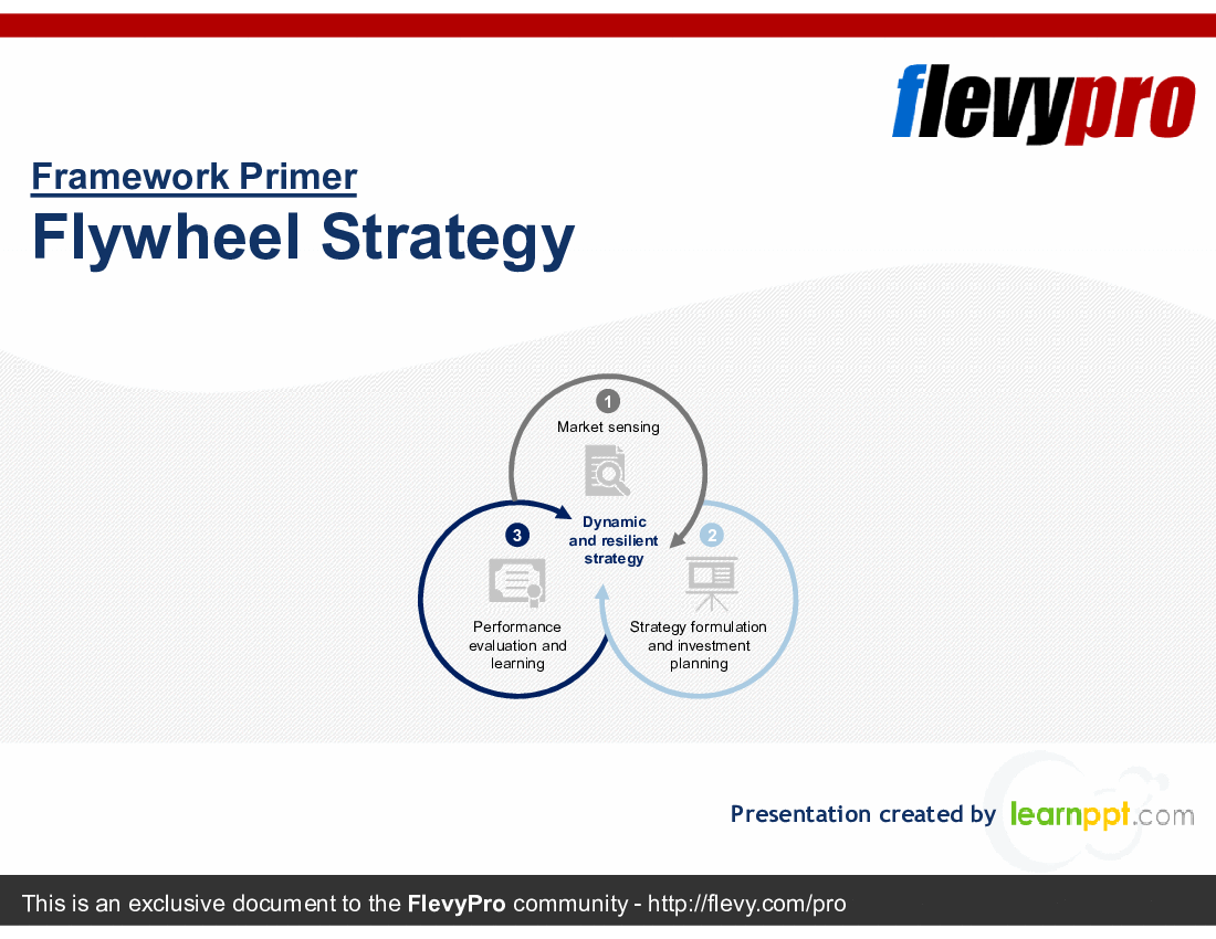 This is a partial preview of Flywheel Strategy (25-slide PowerPoint presentation (PPTX)). Full document is 25 slides. 