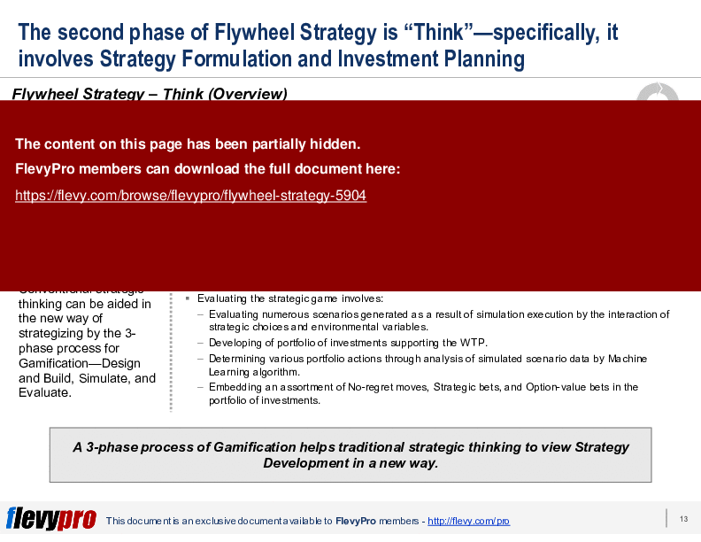 This is a partial preview of Flywheel Strategy (25-slide PowerPoint presentation (PPTX)). Full document is 25 slides. 