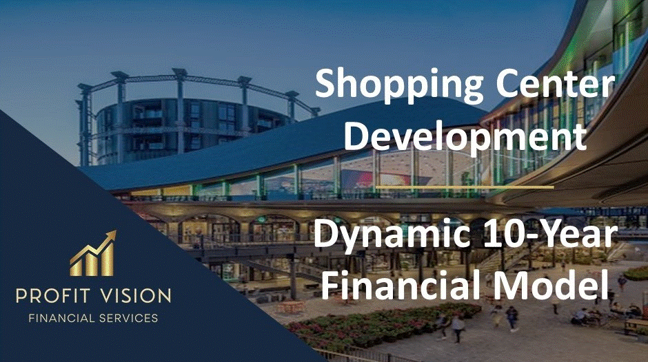 This is a partial preview of Shopping Center Development Financial Model (Excel workbook (XLSX)). 