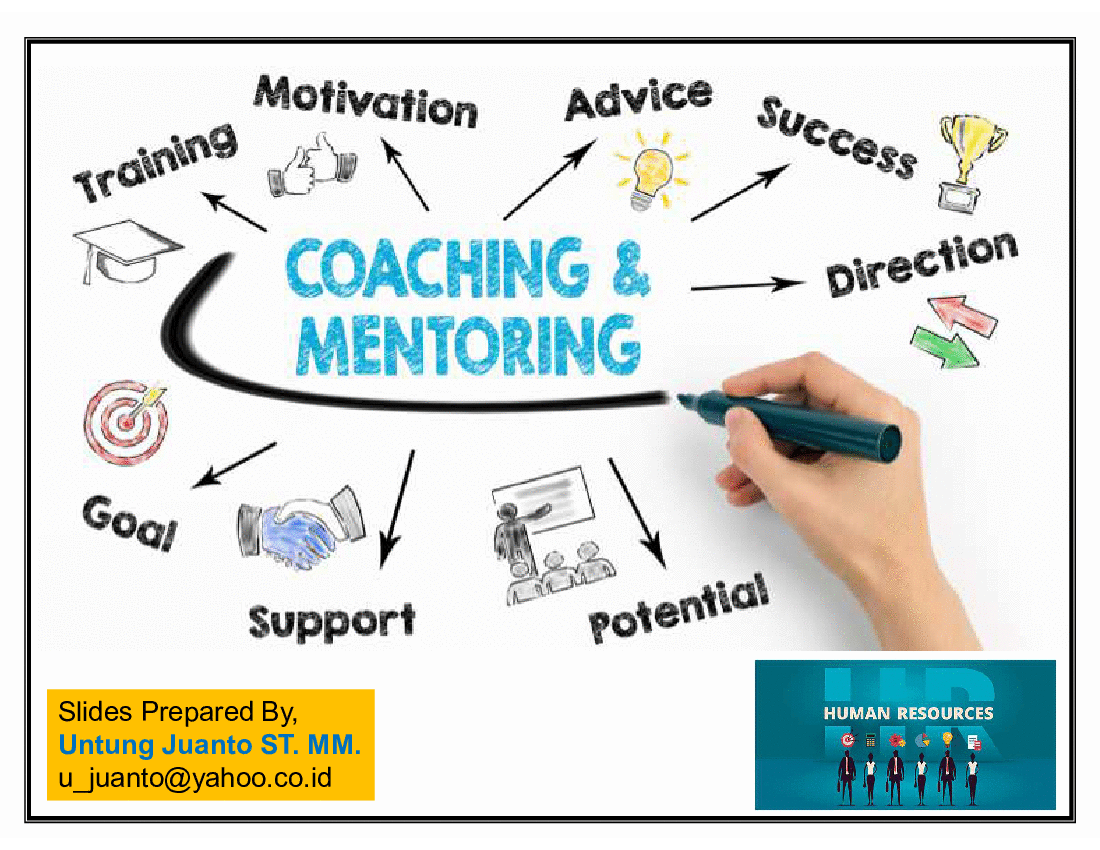 This is a partial preview of HR Coaching & Mentoring Strategy (24-slide PowerPoint presentation (PPTX)). Full document is 24 slides. 