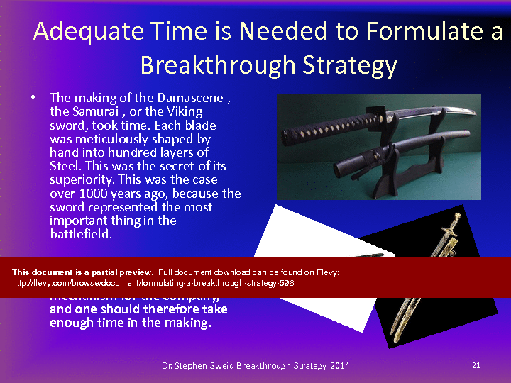 Formulating a Breakthrough Strategy (114-page PDF document) Preview Image