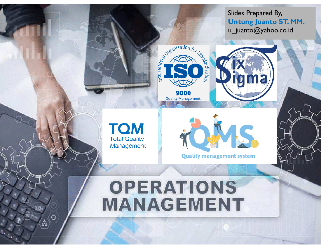 Operation Management for Continuous Improvement (56-slide PPT PowerPoint presentation (PPT)) Preview Image