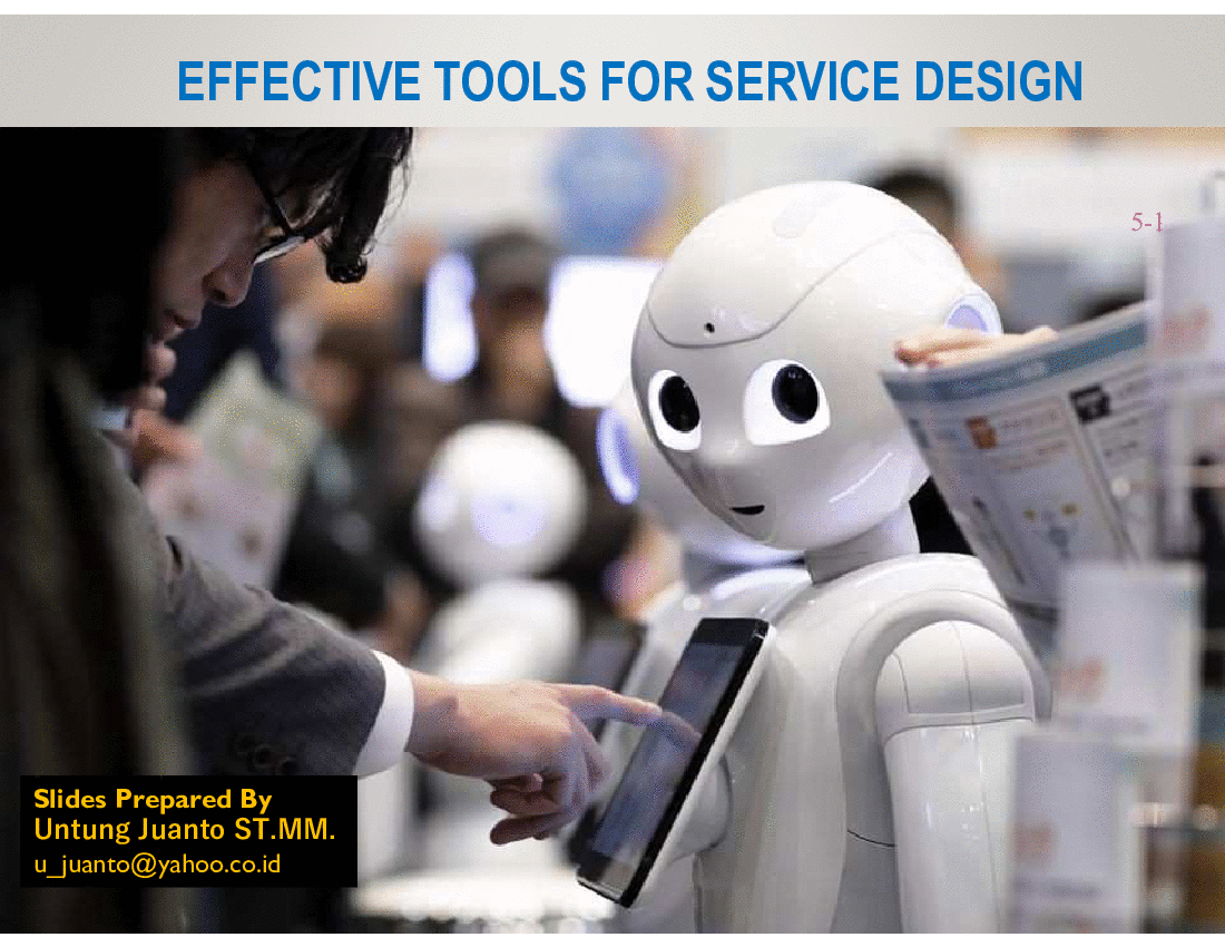 Effective Tools for Service Design (40-slide PPT PowerPoint presentation (PPT)) Preview Image