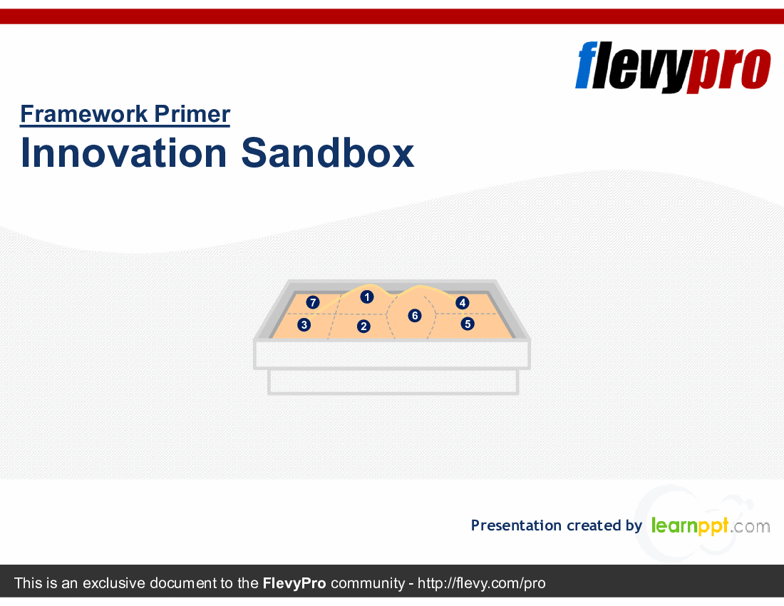 This is a partial preview of Innovation Sandbox (27-slide PowerPoint presentation (PPTX)). Full document is 27 slides. 