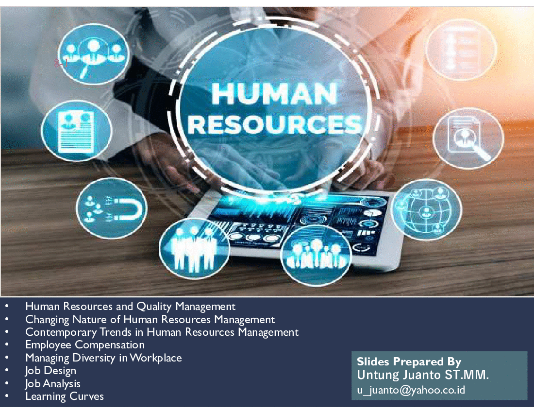 Contemporary Trends in Human Resources Management