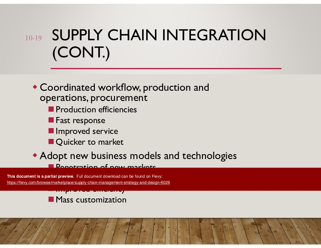 Supply Chain Management Strategy and Design (27-slide PPT PowerPoint presentation (PPT)) Preview Image