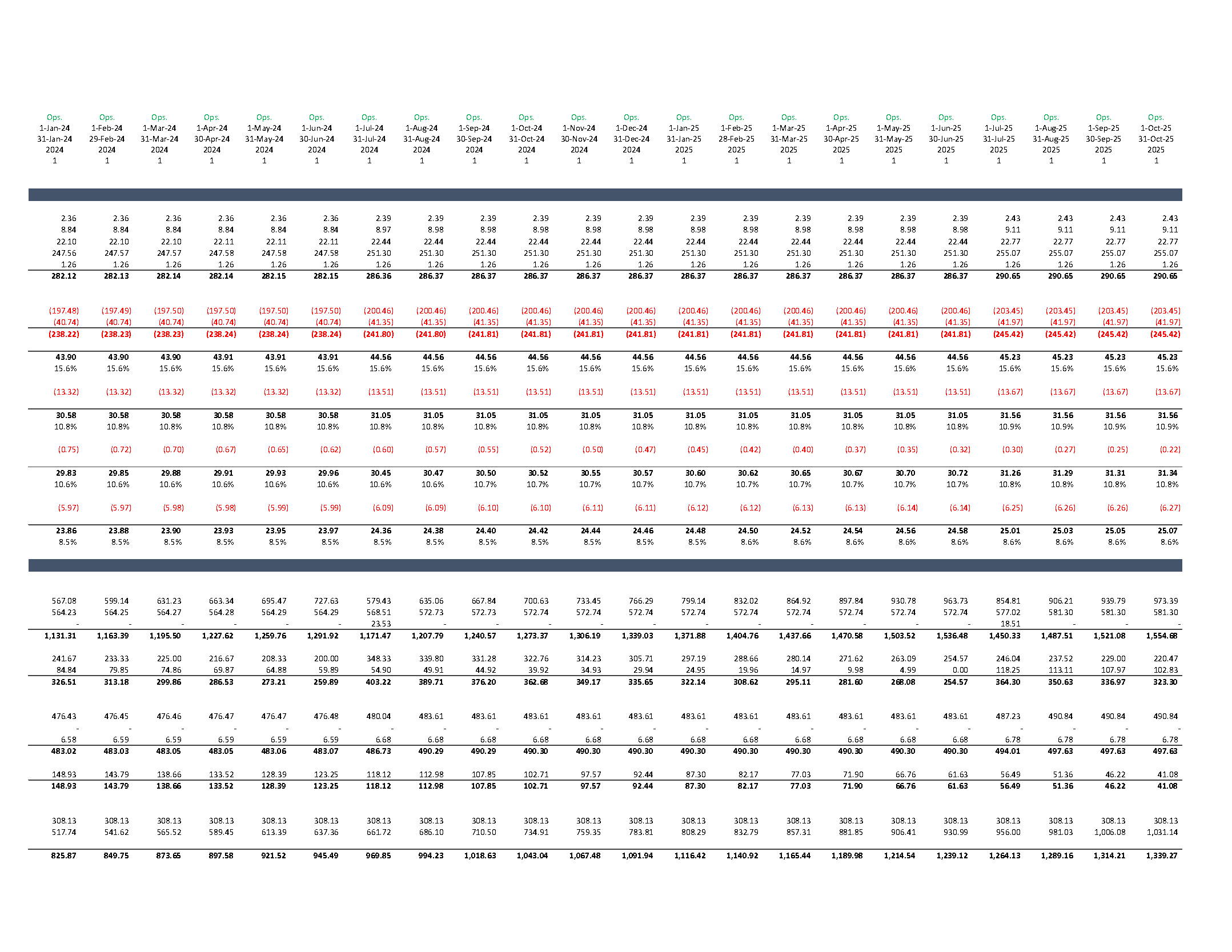 Online Bicycle Rental - 3 Statement Financial Model with 5-Year Projection (Excel template (XLSB)) Preview Image