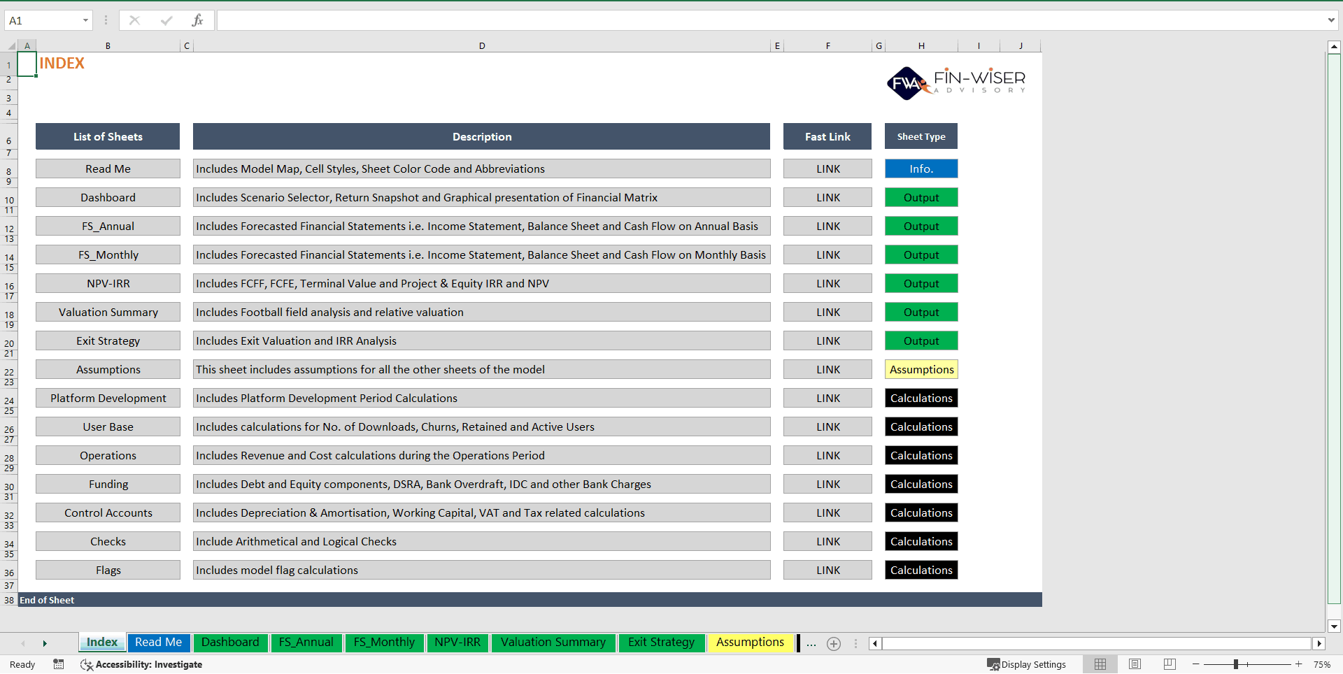 Online Car Rental - 3 Statement Financial Model with 5-Year Projection (Excel template (XLSB)) Preview Image