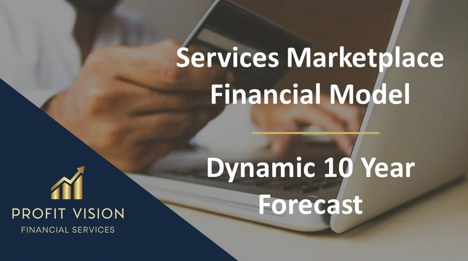 Online Services Marketplace Financial Model (Excel template (XLSX)) Preview Image