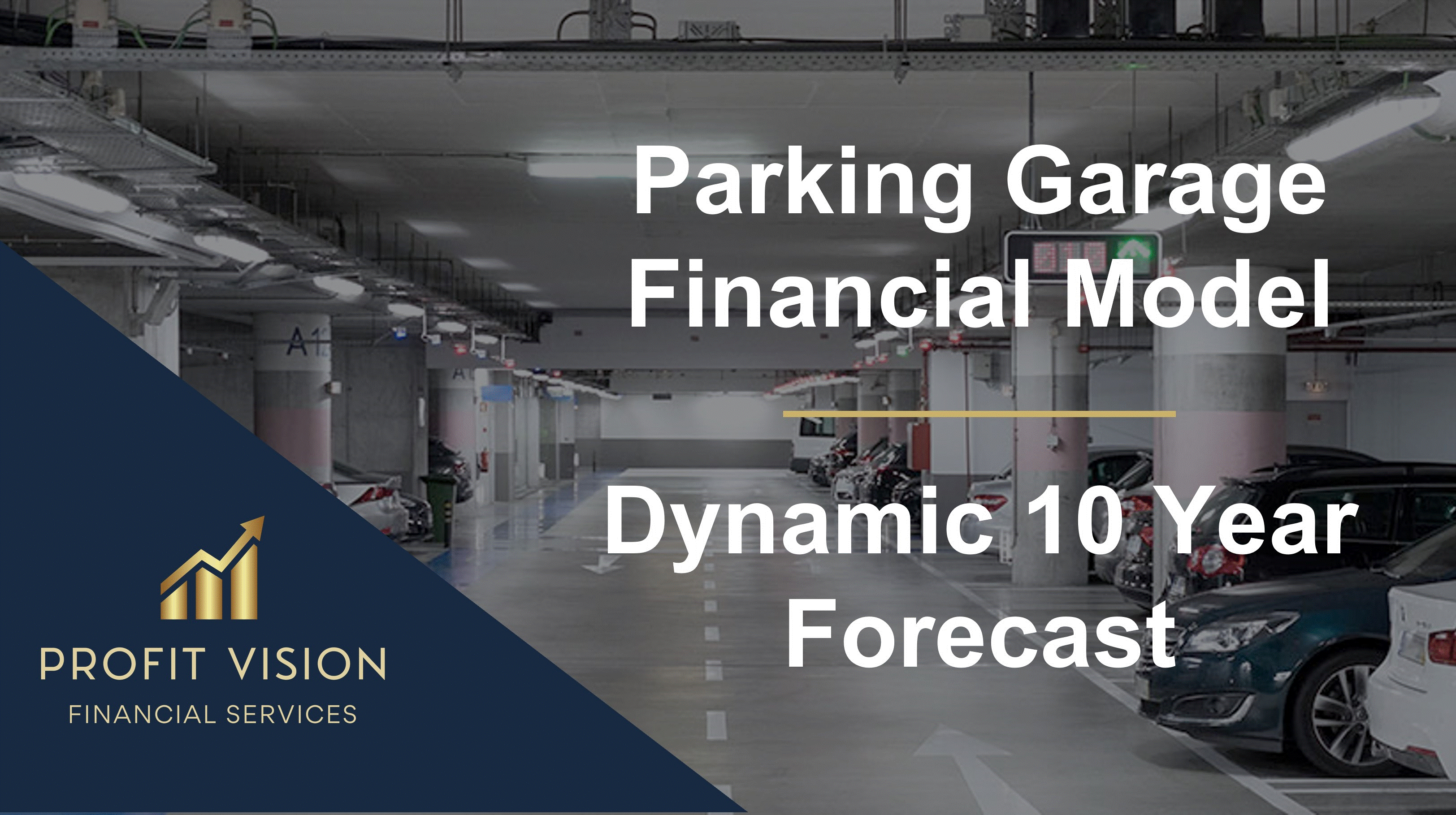 Parking Garage Financial Model - Dynamic 10 Year Forecast (Excel template (XLSX)) Preview Image