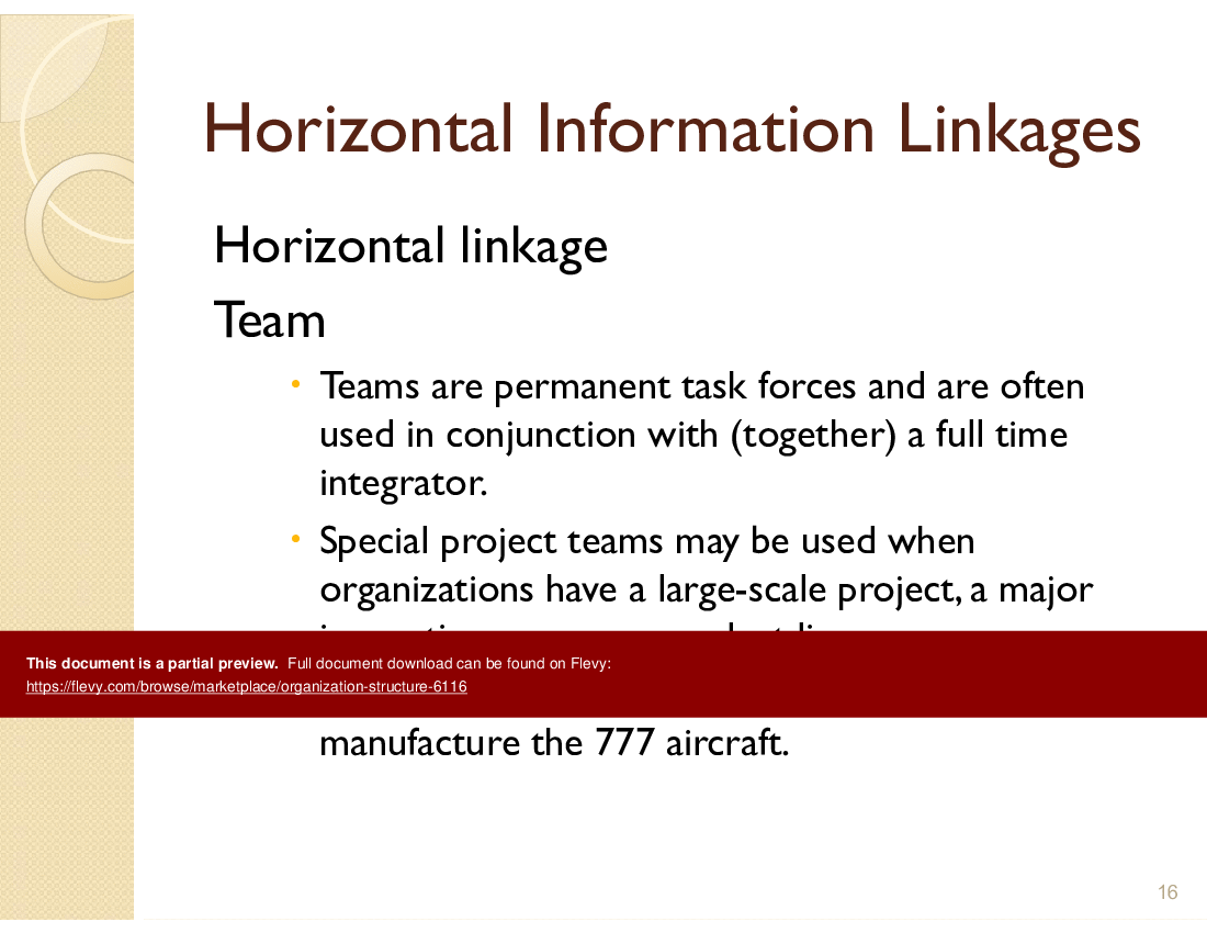 Organization Structure (56-slide PPT PowerPoint presentation (PPT)) Preview Image
