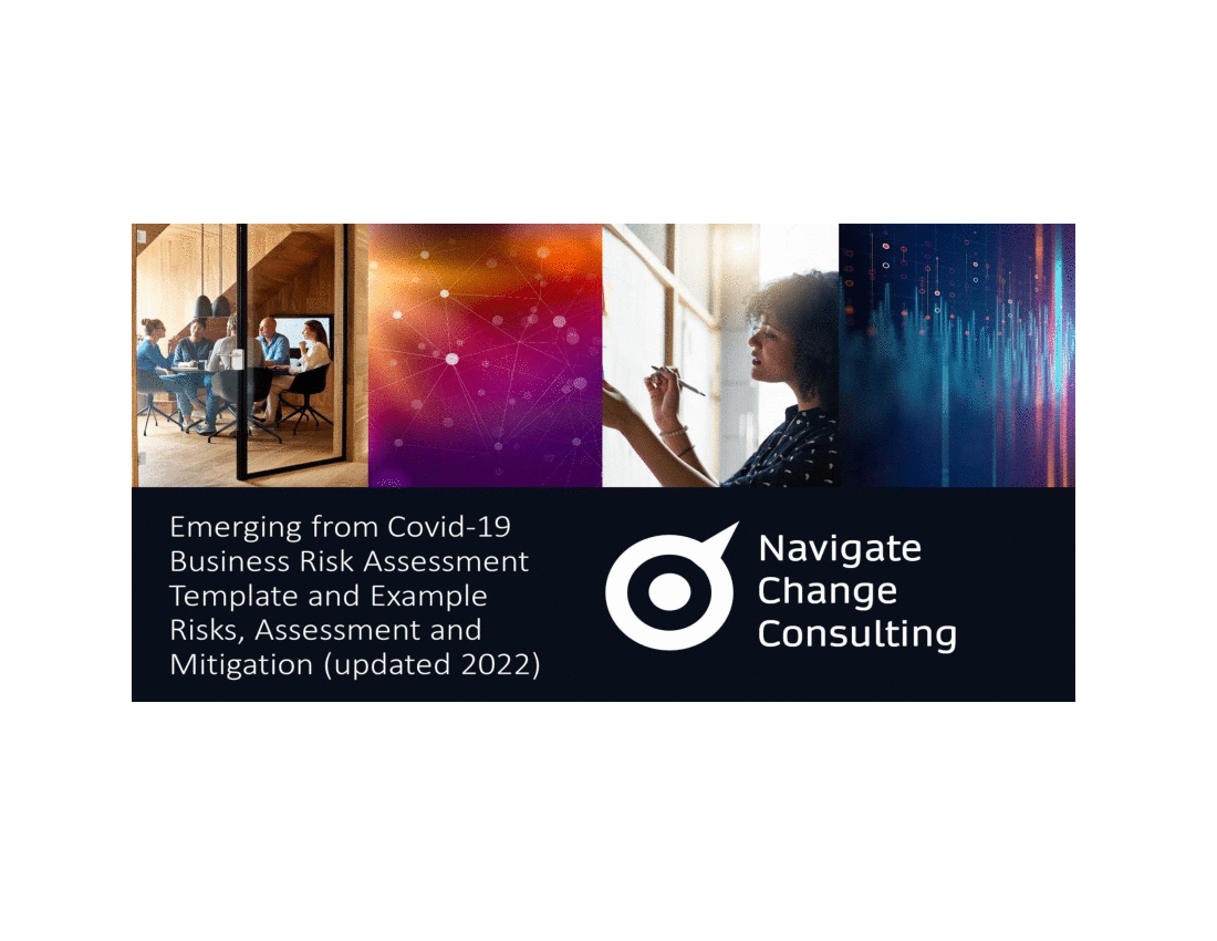 Risk Assessment Example & Template - Emerging from COVID-19 (Excel template (XLSX)) Preview Image