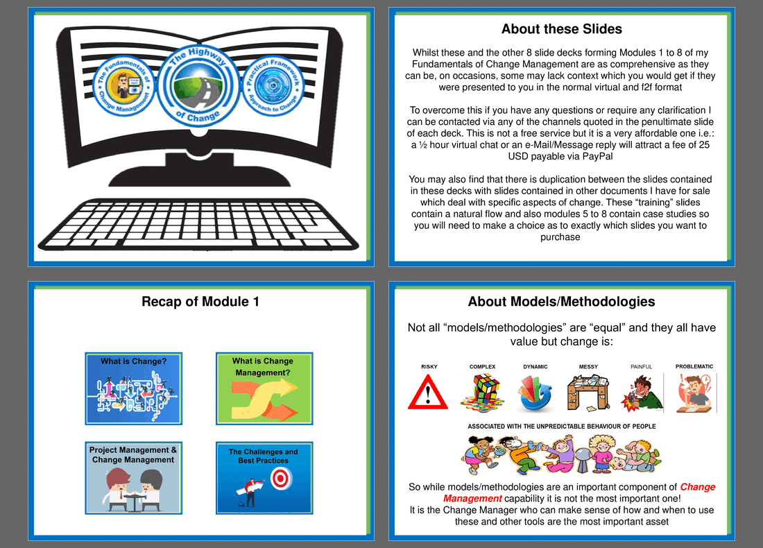 FCM 2 - CM Models, Lewin, Kotter, Prosci & Highway of Change (58-slide PPT PowerPoint presentation (PPT)) Preview Image