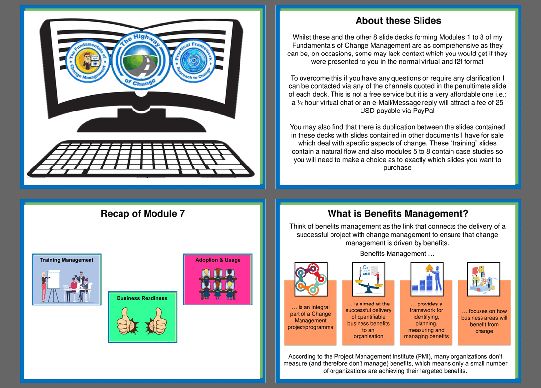 FCM 8 - Benefits Management, Continuous Improvement & Success/Failure