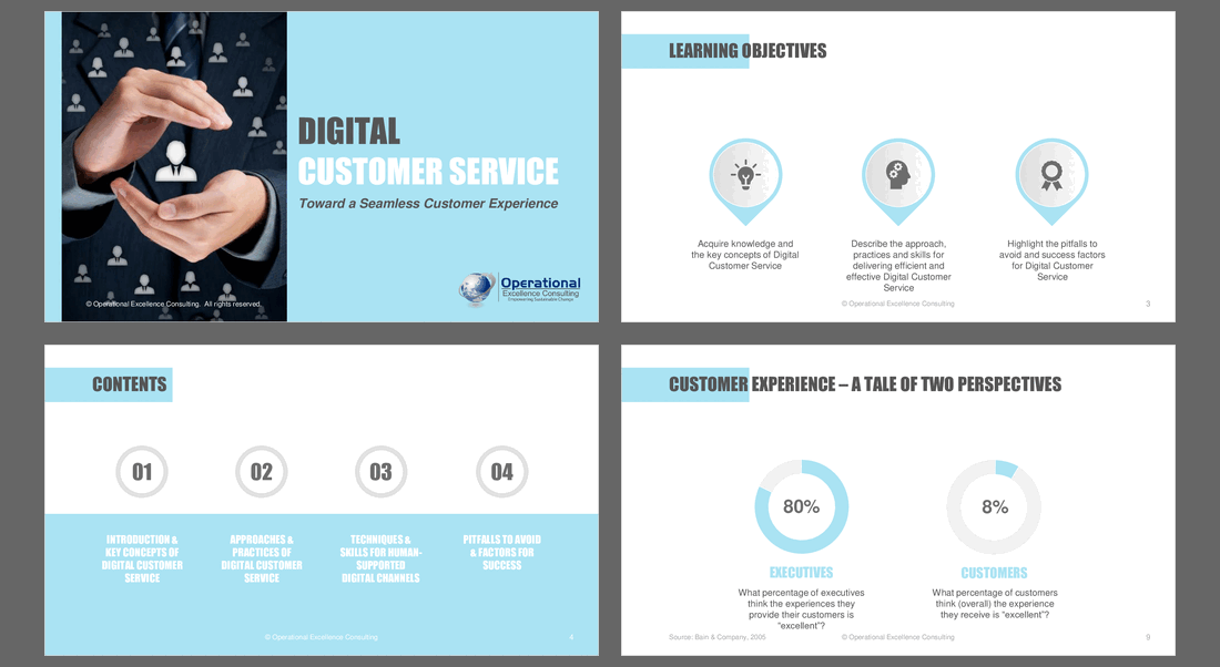 Digital Customer Service (DCS) (105-slide PPT PowerPoint presentation (PPTX)) Preview Image