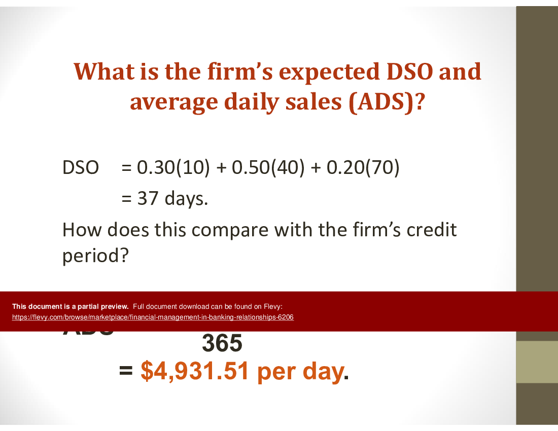 Financial Management in Banking Relationships (50-slide PPT PowerPoint presentation (PPT)) Preview Image