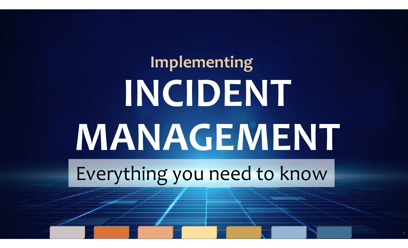 Implementation Of Incident Management Using ITIL