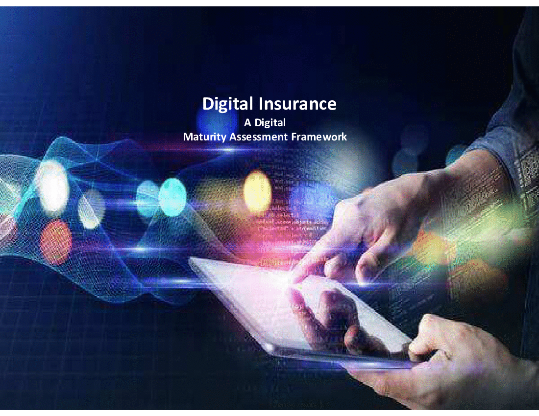 This is a partial preview of Digital Insurance Maturity Model (25-slide PowerPoint presentation (PPTX)). Full document is 25 slides. 