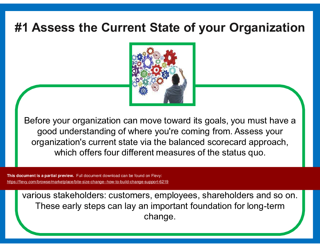 Bite-Size Change - How to Build Change Support (19-slide PPT PowerPoint presentation (PPT)) Preview Image