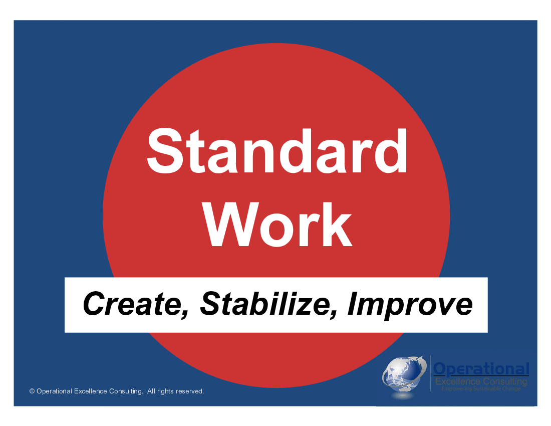 Lean Standard Work
