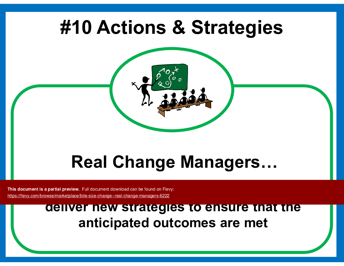 Bite-Size Change - Real Change Managers (16-slide PPT PowerPoint presentation (PPT)) Preview Image