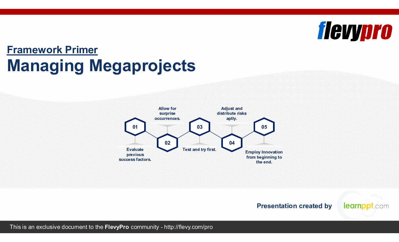 This is a partial preview of Managing Megaprojects (25-slide PowerPoint presentation (PPTX)). Full document is 25 slides. 