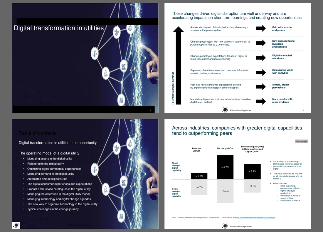 This is a partial preview of Digital Transformation in Utilities. Full document is 46 slides. 