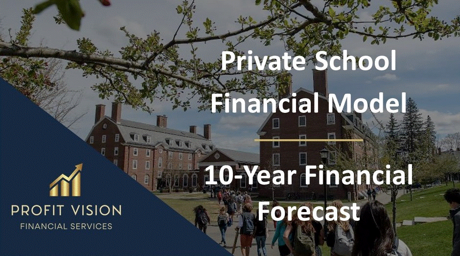 Private School Financial Model - Dynamic 10 Year Forecast (Excel template (XLSX)) Preview Image