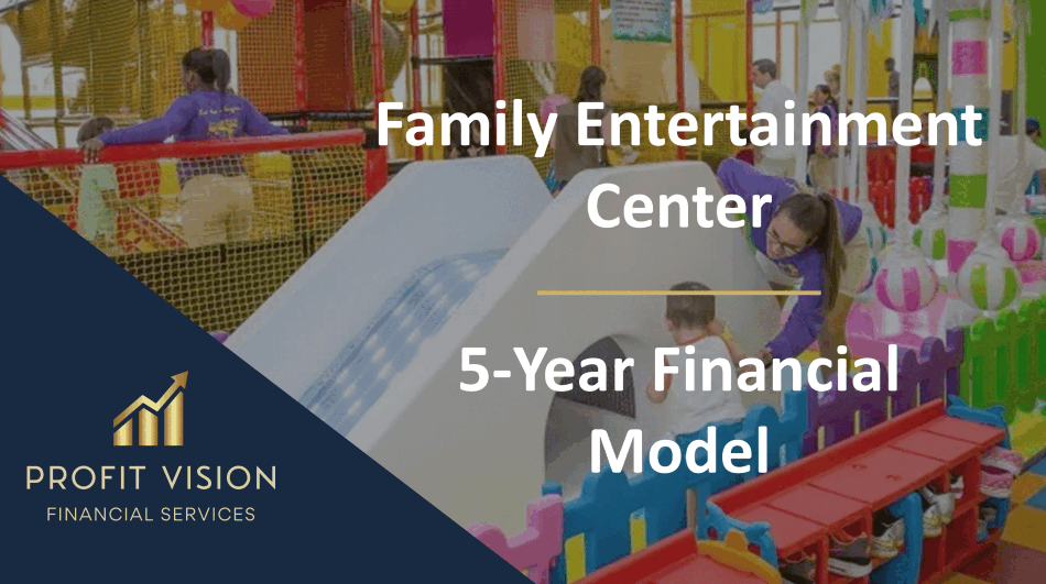 Family Entertainment Center - Dynamic 10 Yr Financial Model (Excel template (XLSX)) Preview Image