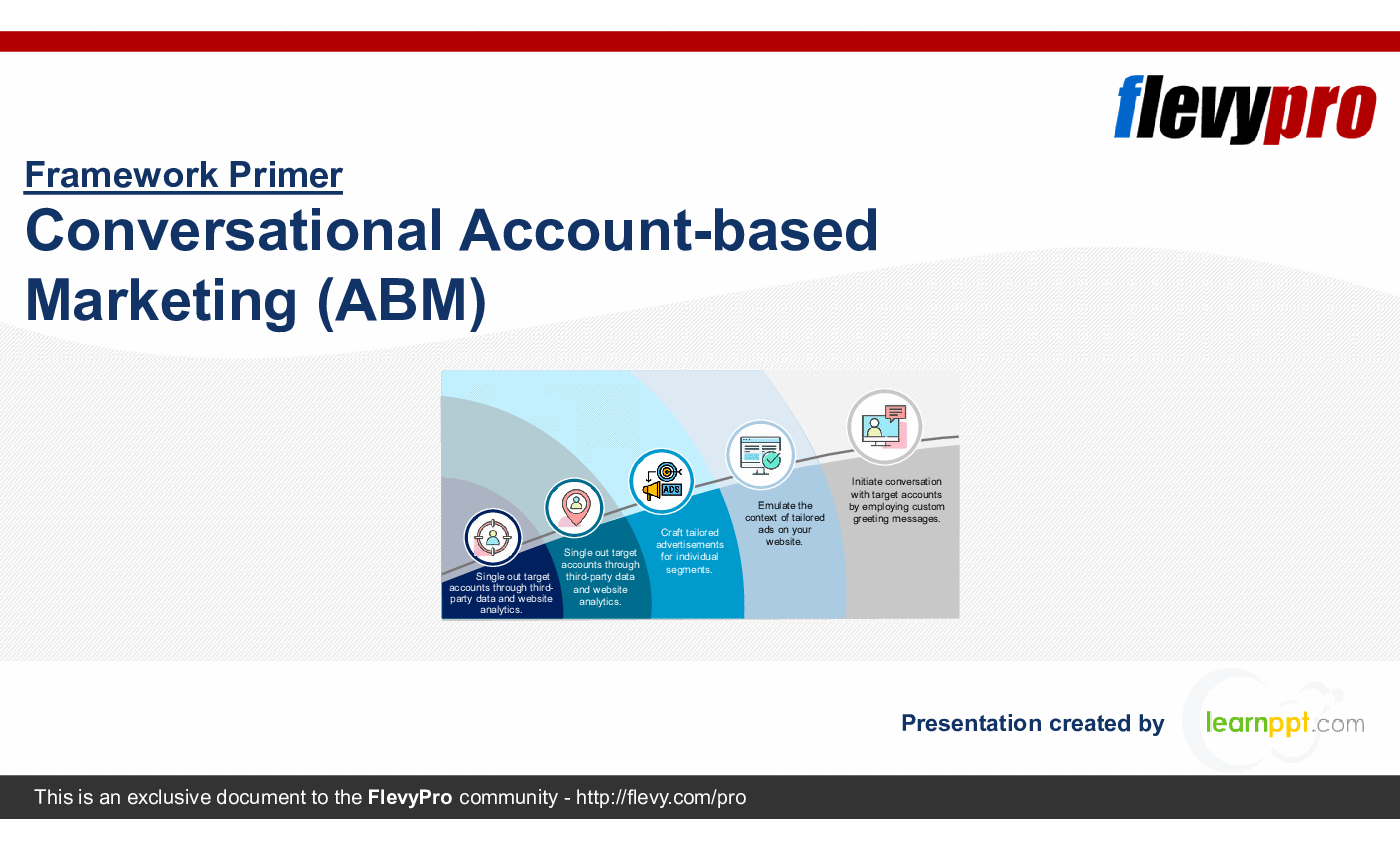This is a partial preview of Conversational Account-based Marketing (ABM) (21-slide PowerPoint presentation (PPTX)). Full document is 21 slides. 