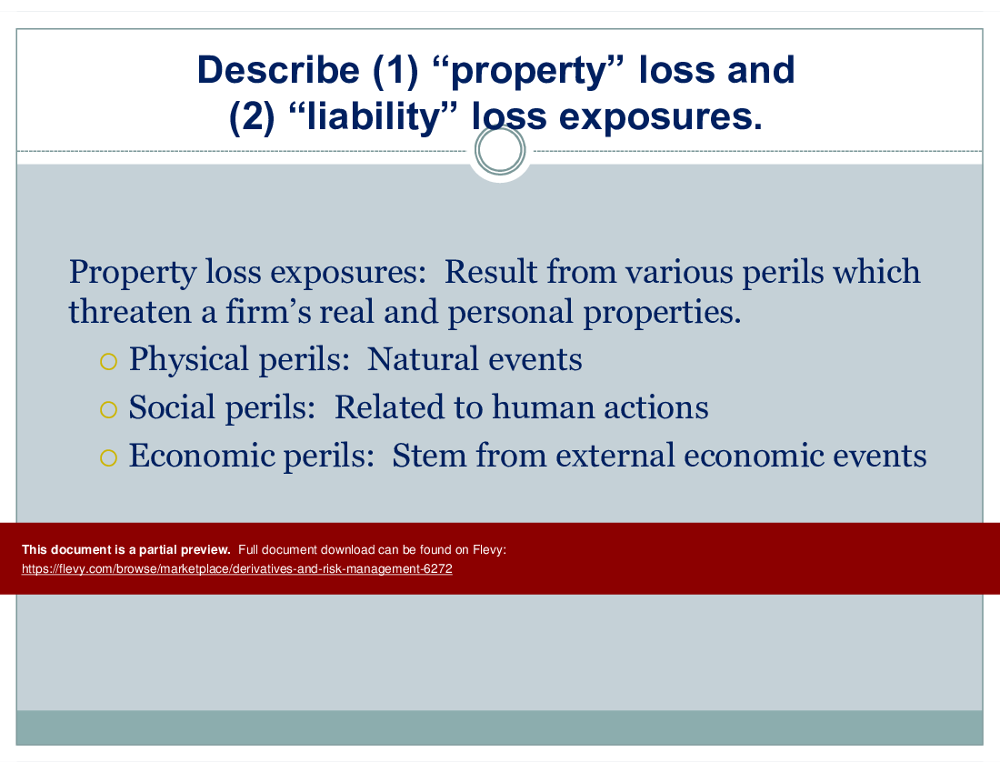 Derivatives and Risk Management (29-slide PowerPoint presentation (PPT)) Preview Image