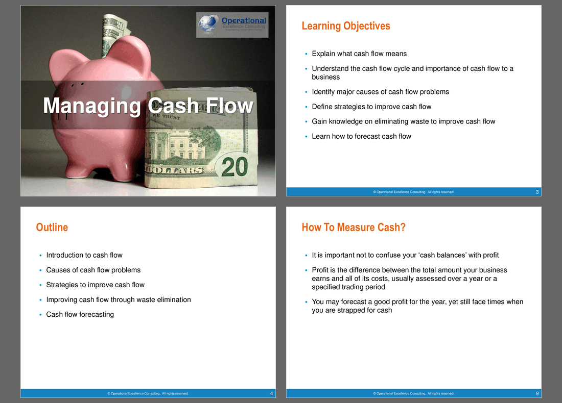 Managing Cash Flow (105-slide PPT PowerPoint presentation (PPTX)) Preview Image